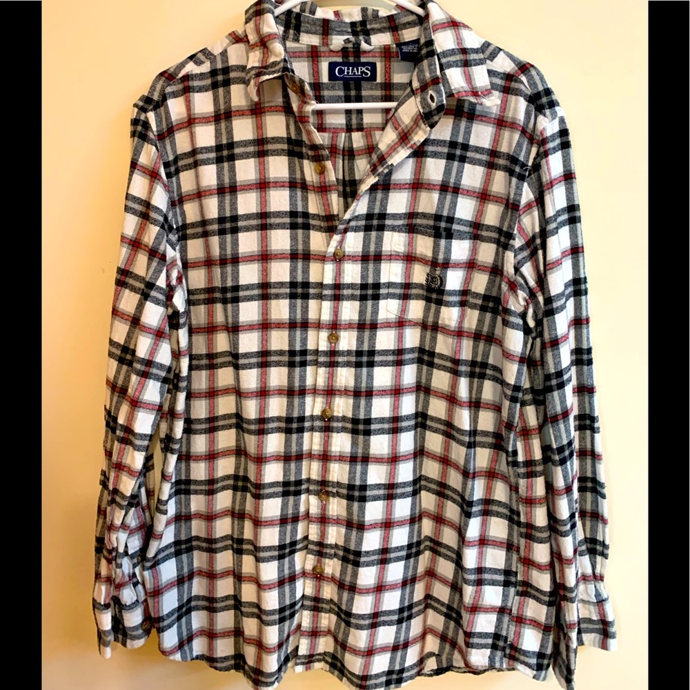 Chaps Men’s Long Sleeve Flannel